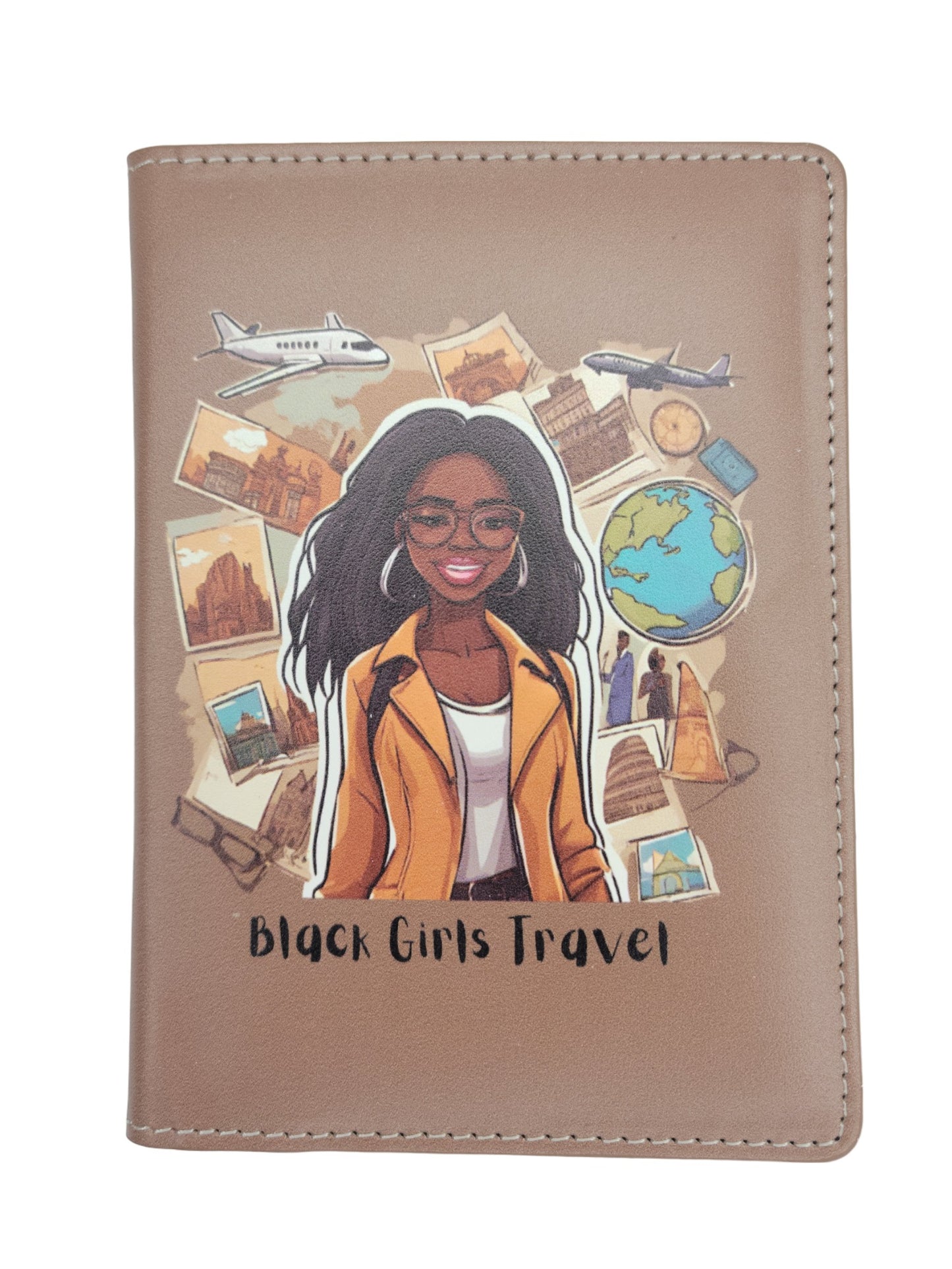 PASSPORT COVER - BLACK GIRLS TRAVEL